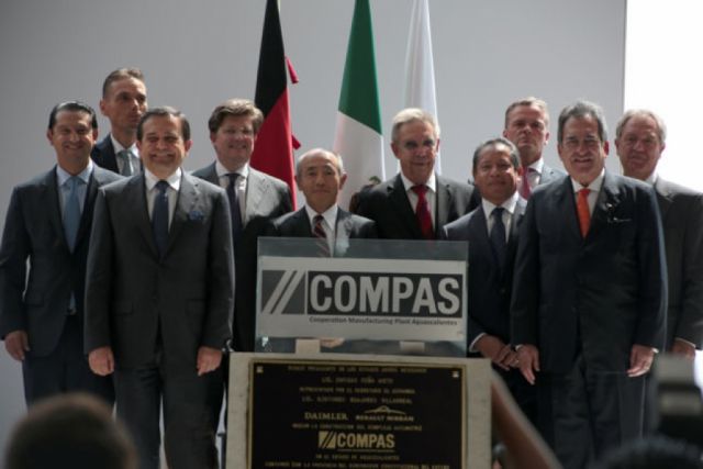Daimler y la Alianza Renault-Nissan colocan la primera piedra de su nueva planta de cooperación estratégica en México